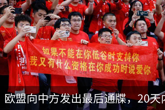 欧盟向中方发出最后通牒，20天内北京若不点头，布鲁塞尔就将动手